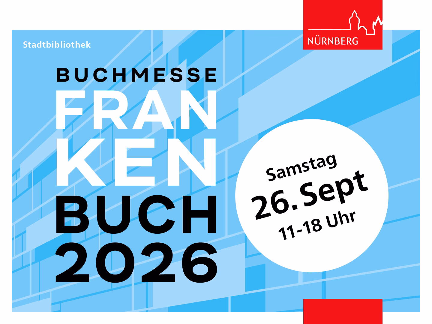 Logo der Buchmesse Frankenbuch 2026 in Nürnberg