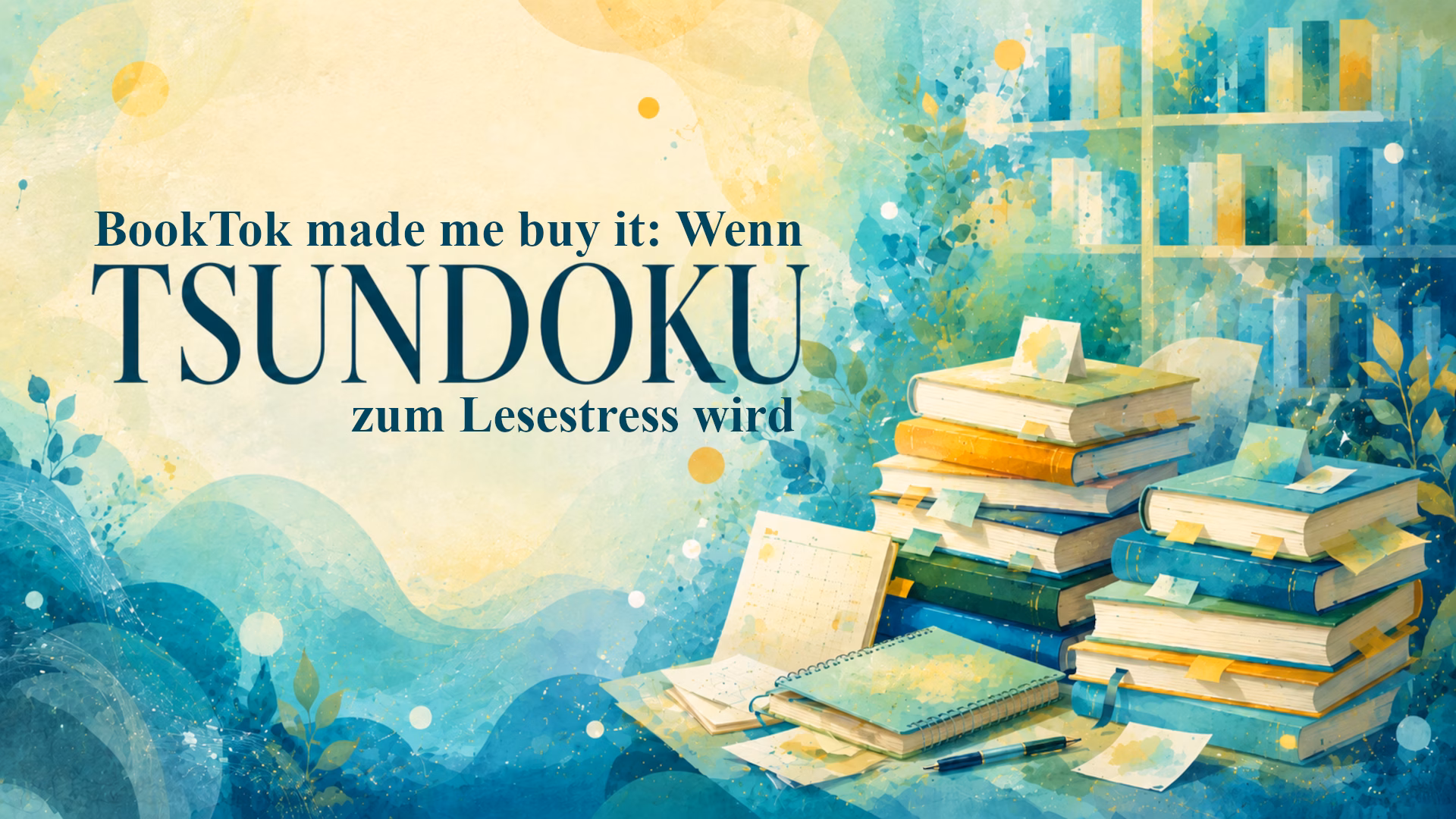 Booktok made me buy it - wenn Tsundoku zum Lesestress wird